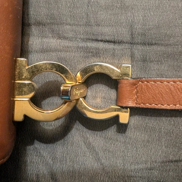 Vintage Ferragamo Brown Crossbody Bag - Picture 4 of 11